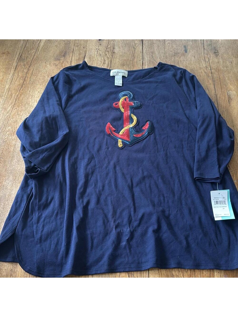 C.D. Daniels Anchor Shirt size 2X